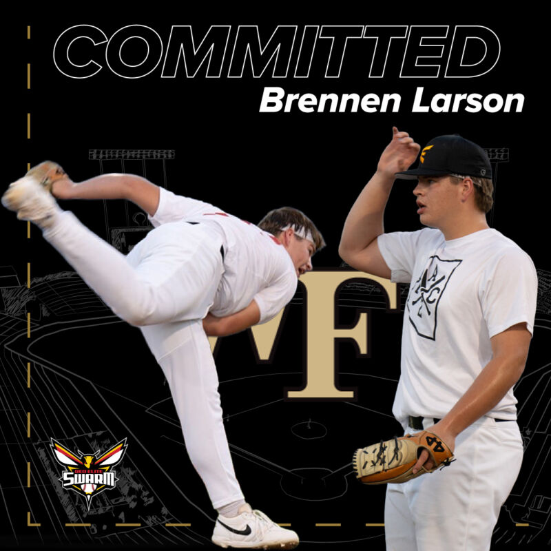 Image for the Tweet beginning: Congratulations to Brennen Larson on